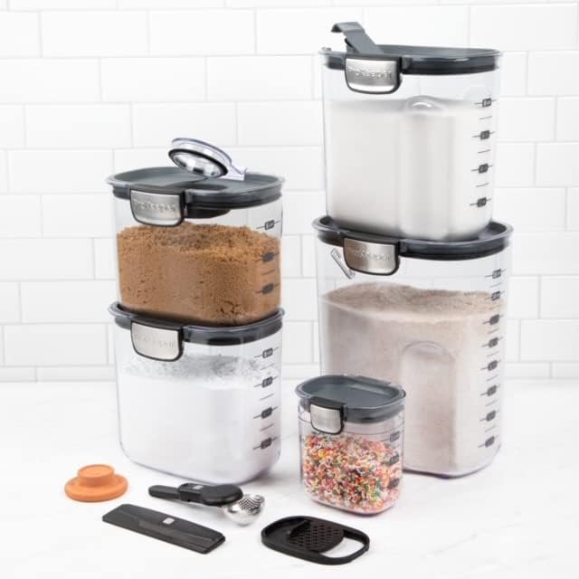 Kitchen storage containers with lids