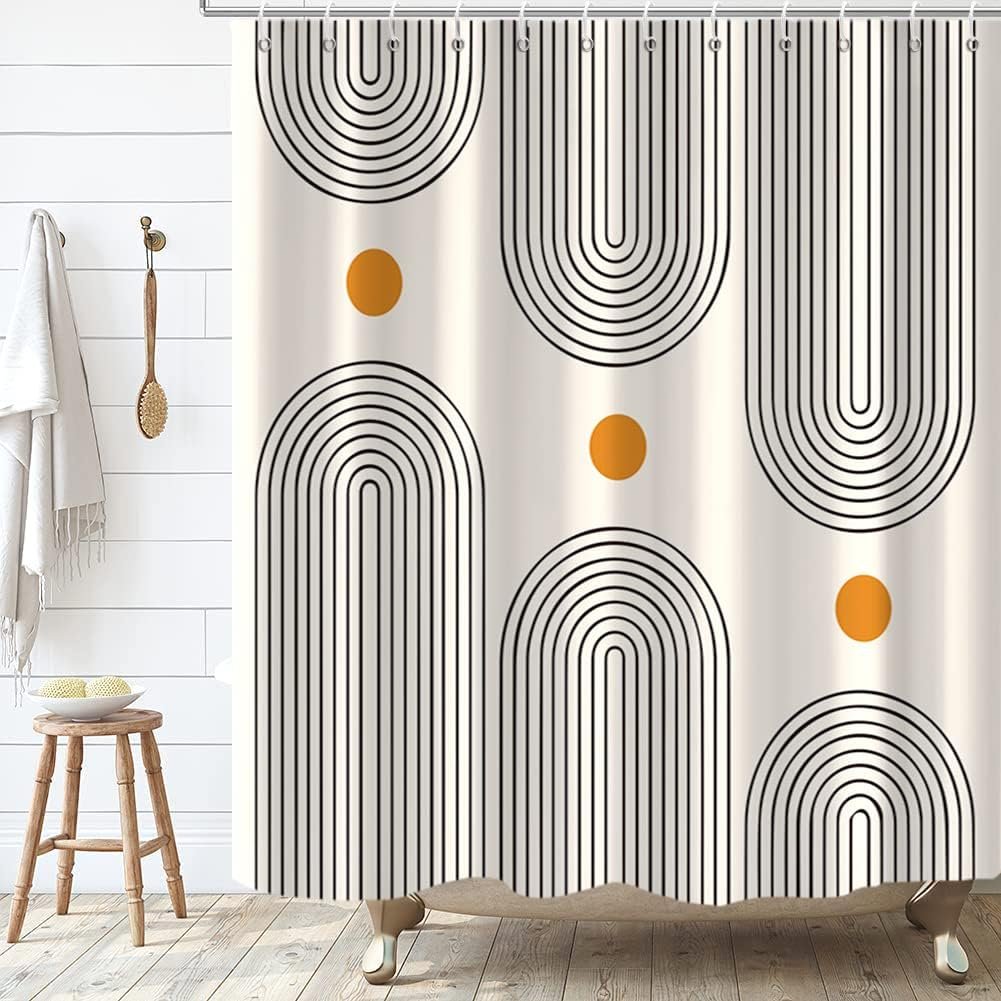 Boho shower curtain