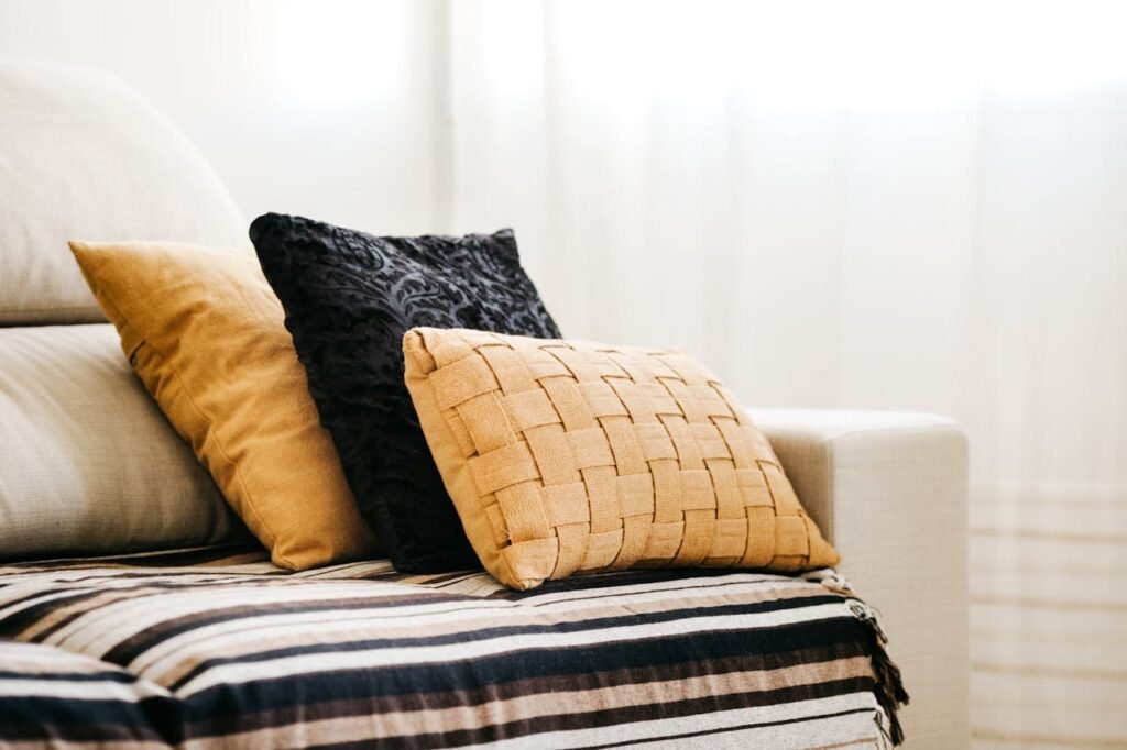 How to clean decorative pillows