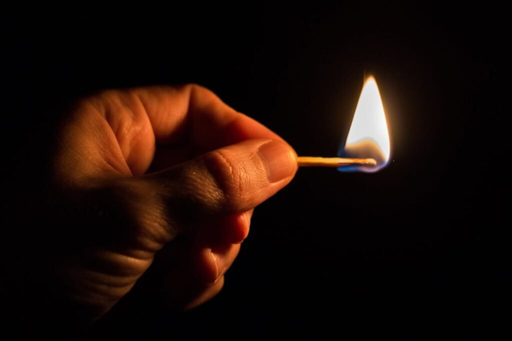 Lighted Match