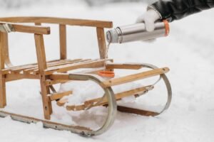 How To Decorate A Sled For Christmas